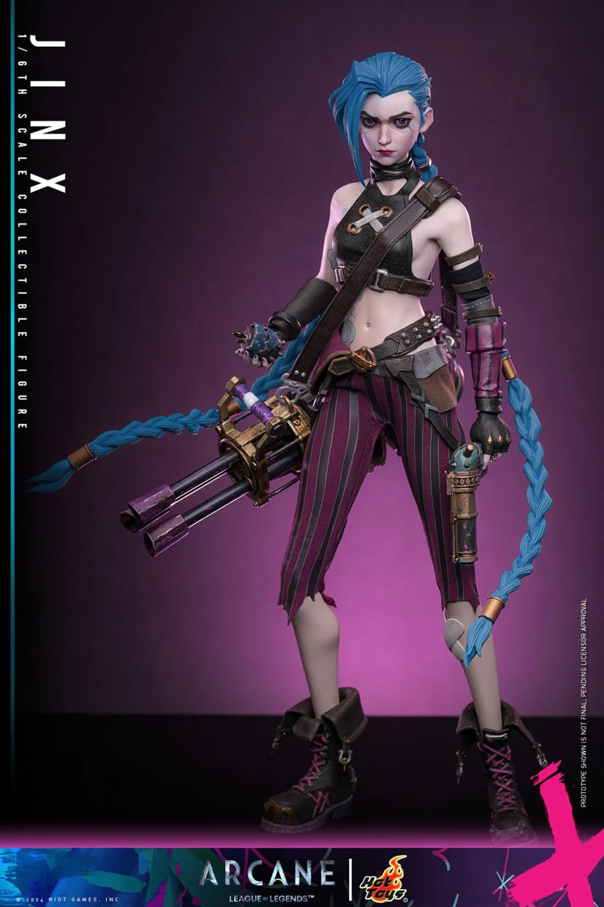 Arcane/League of Legends - Jinx | 1:6 Action Figure | by Hot Toys - Image 8