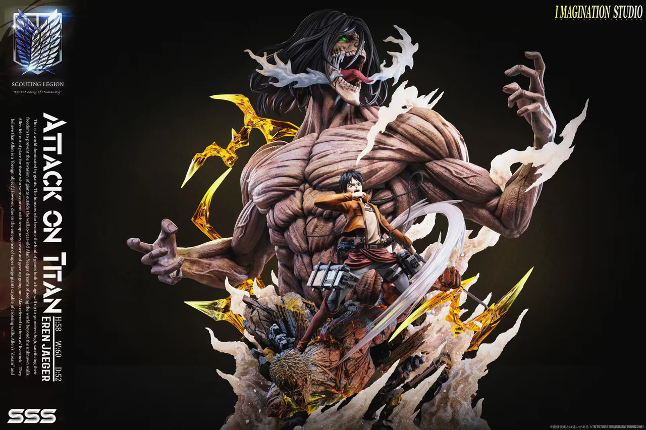 Attack on Titan - Eren Jaeger | 1:6 Resin Statue | by Imagination Studio