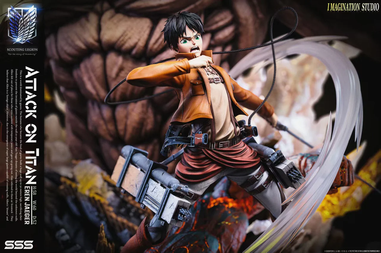 Attack on Titan - Eren Jaeger | 1:6 Resin Statue | by Imagination Studio - Image 2