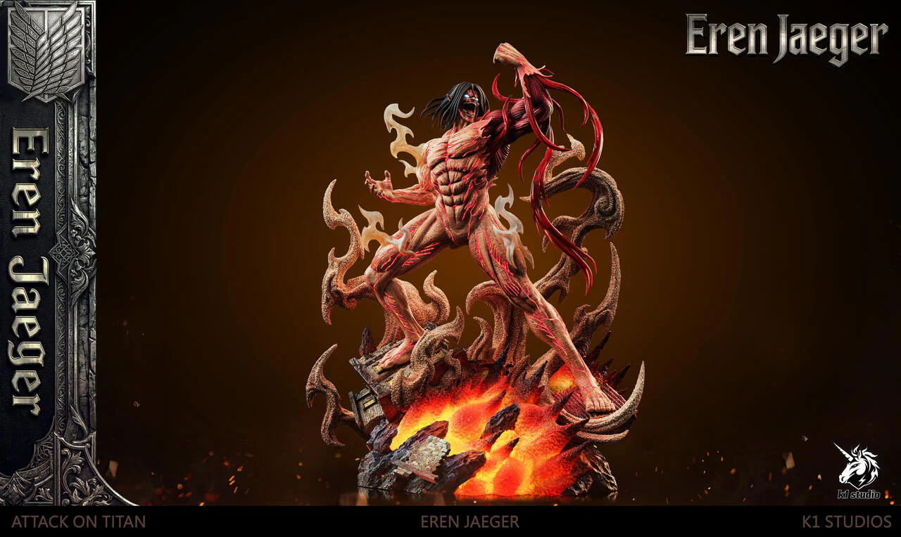 Attack on Titan - Eren Jaeger | 1:6 Resin Statue | by K1 Studio - Image 4