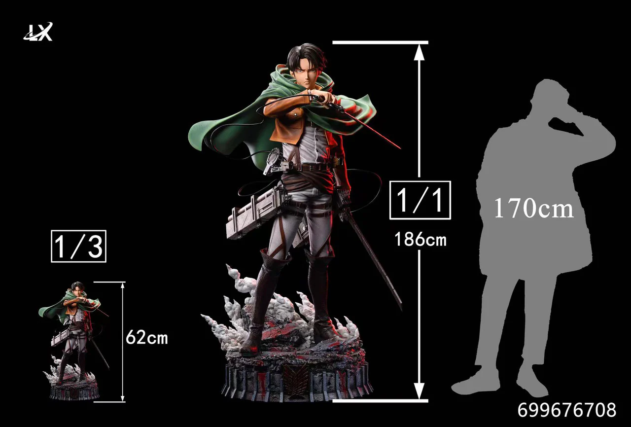Attack on Titan - Levi Ackerman | 1:1 Resin Statue | von LX Studio - Image 3