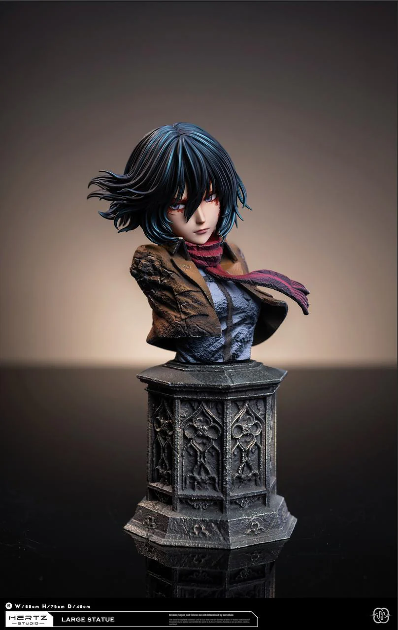 Attack on Titan - Mikasa Ackerman VS Female Titan | Resin Statue | by Hertz Studio - Image 5