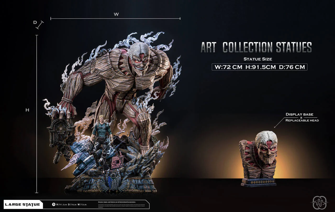 Attack on Titan - The Armored Titan & Reiner | 1:4 Resin Statue | by Hertz Studio - Image 8