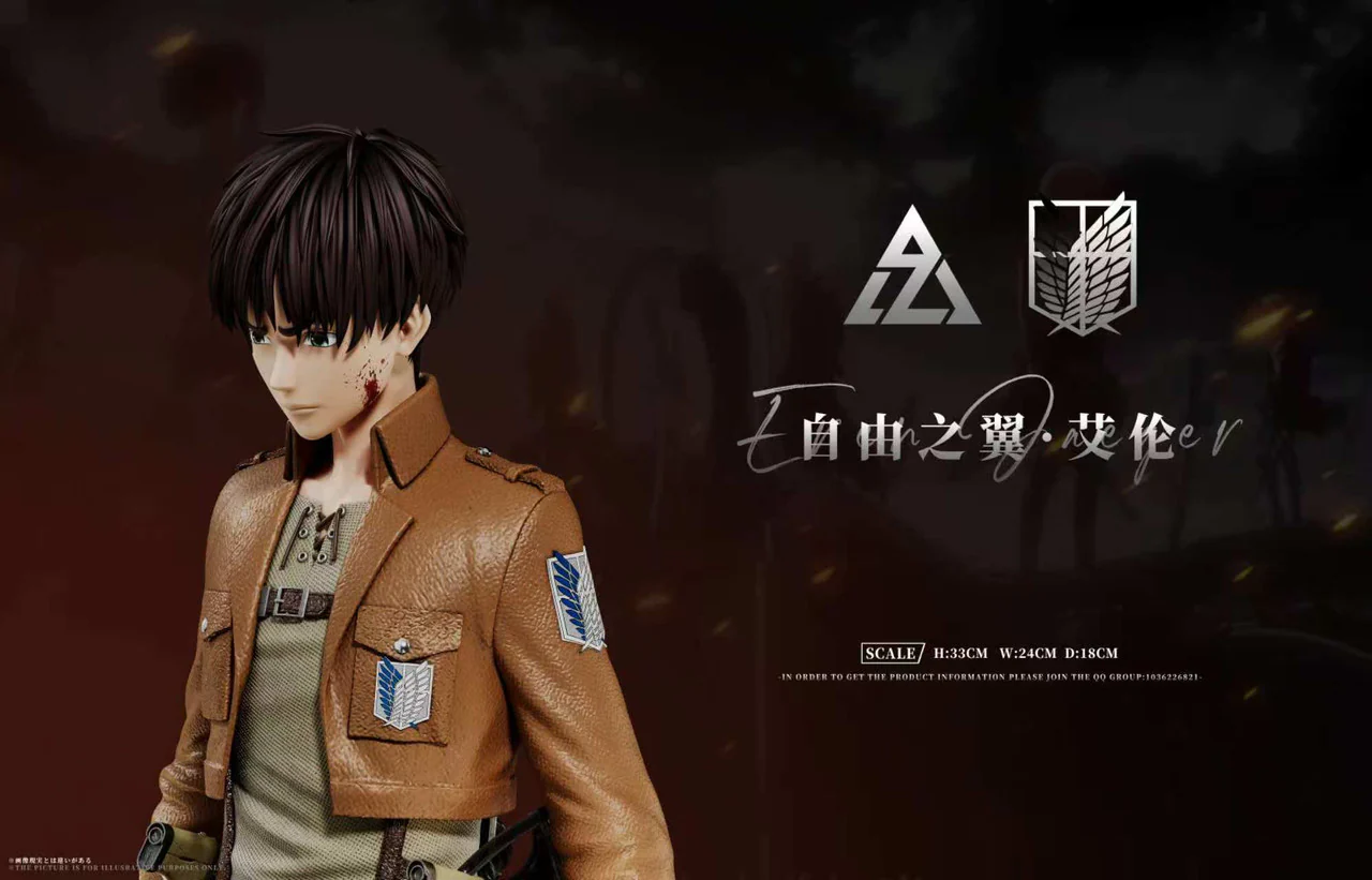 Attack on Titan - Wings of Freedom Eren Jeager | 1:3 Resin Statue | by AZ Studio - Image 3