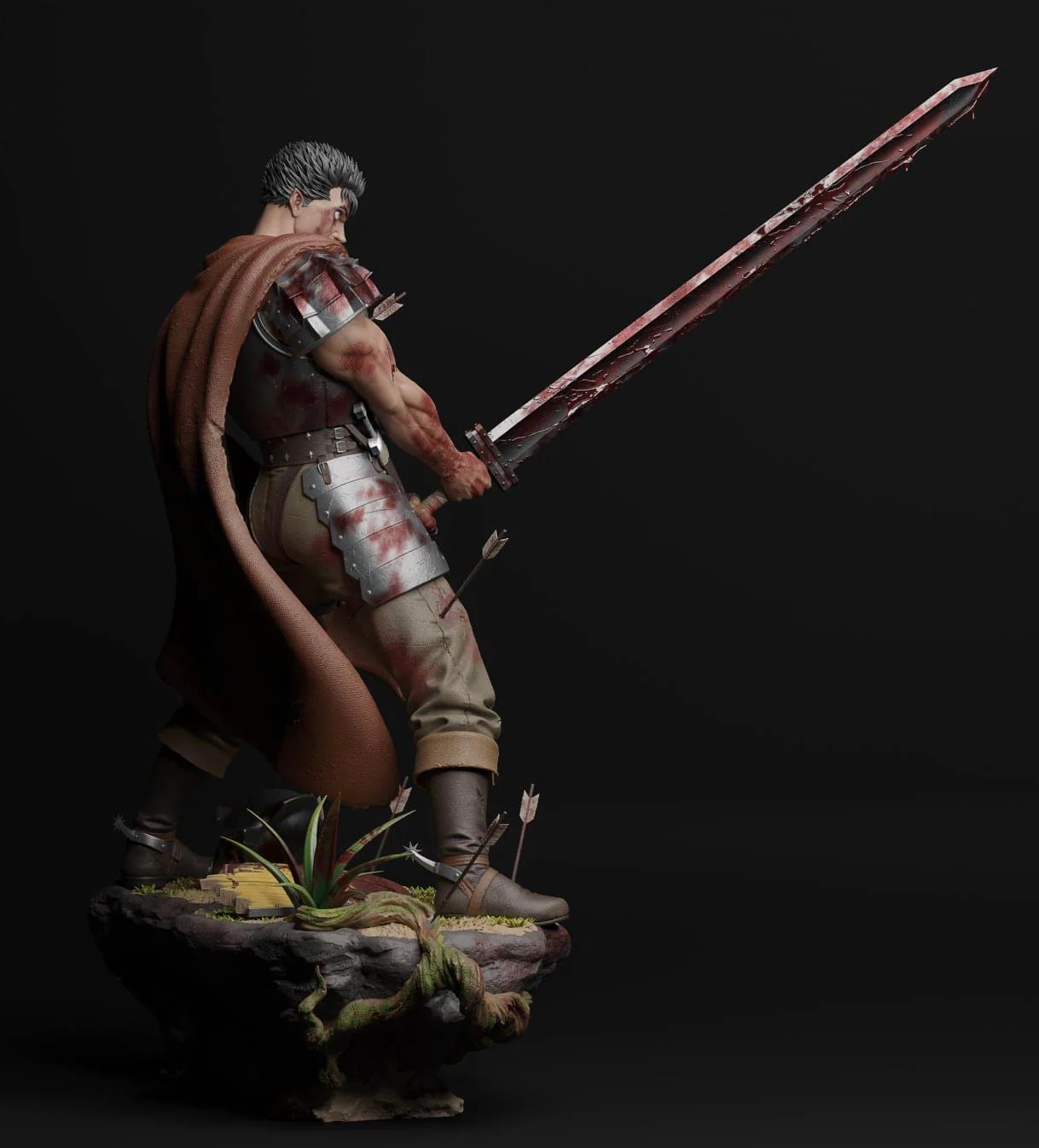Berserk – Guts & Casca | 1:4 Resin Statue | von Player 1 Studio - Image 3