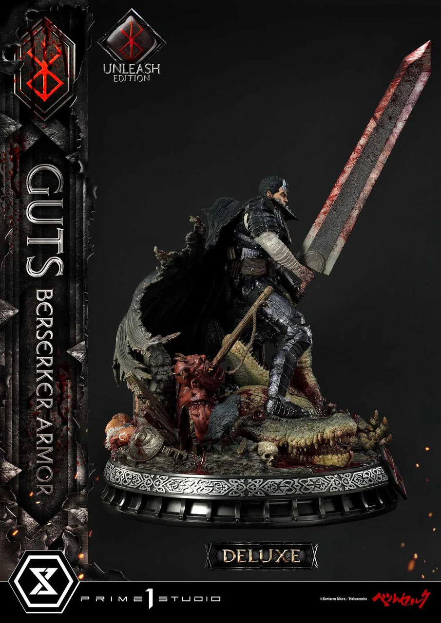 Berserk - Guts Unleash Edition DX | 1:4 Resin Statue | by Prime 1 Studio - Image 6