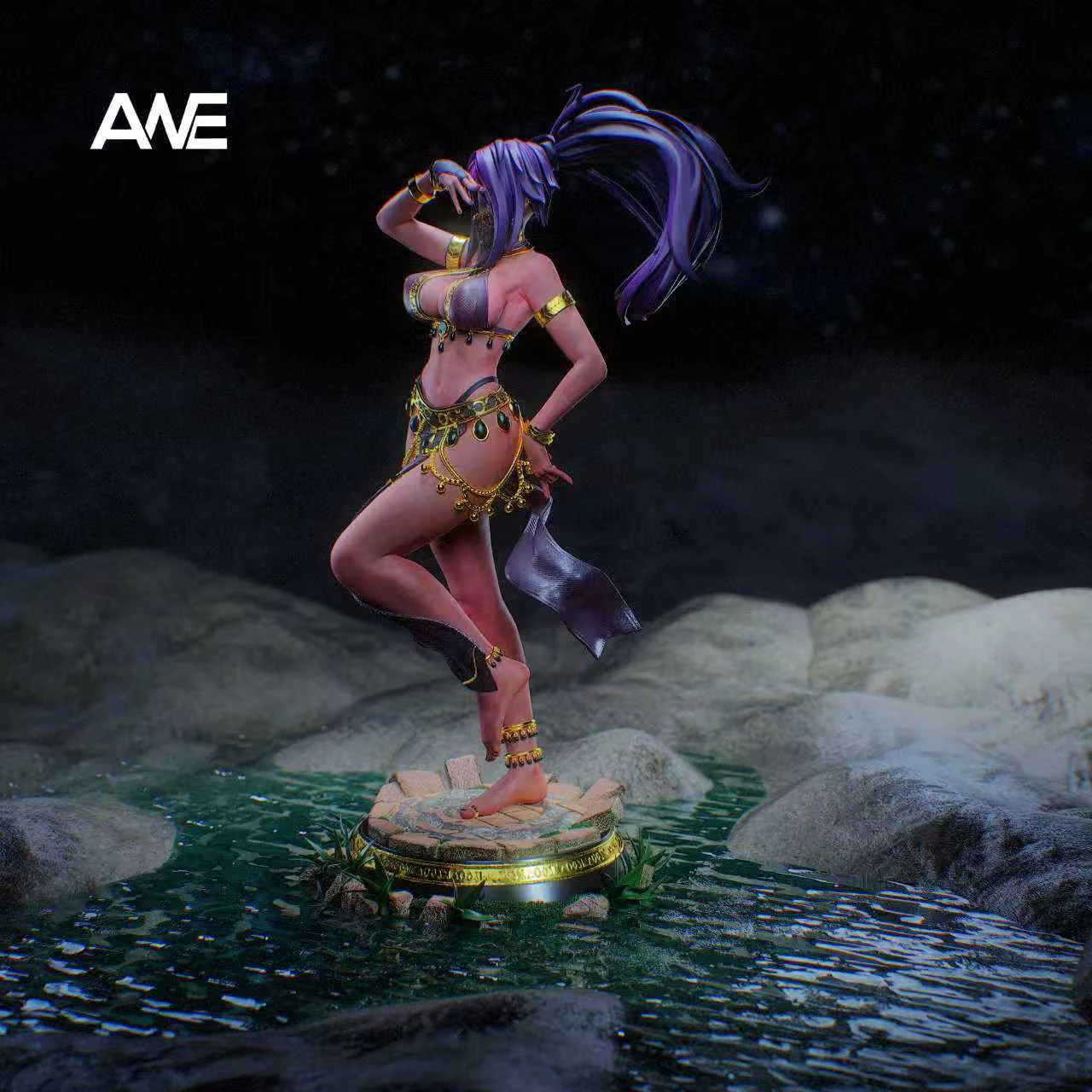 Bleach - Dancer Shihouin Yoruichi | Resin Statue | by ANE Studio - Image 6