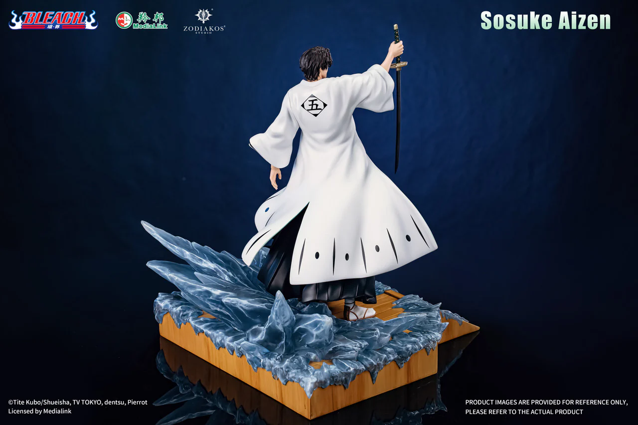Bleach - Sosuke Aizen Licensed | 1:6 Resin Statue | by Zodiakos Studio - Image 4