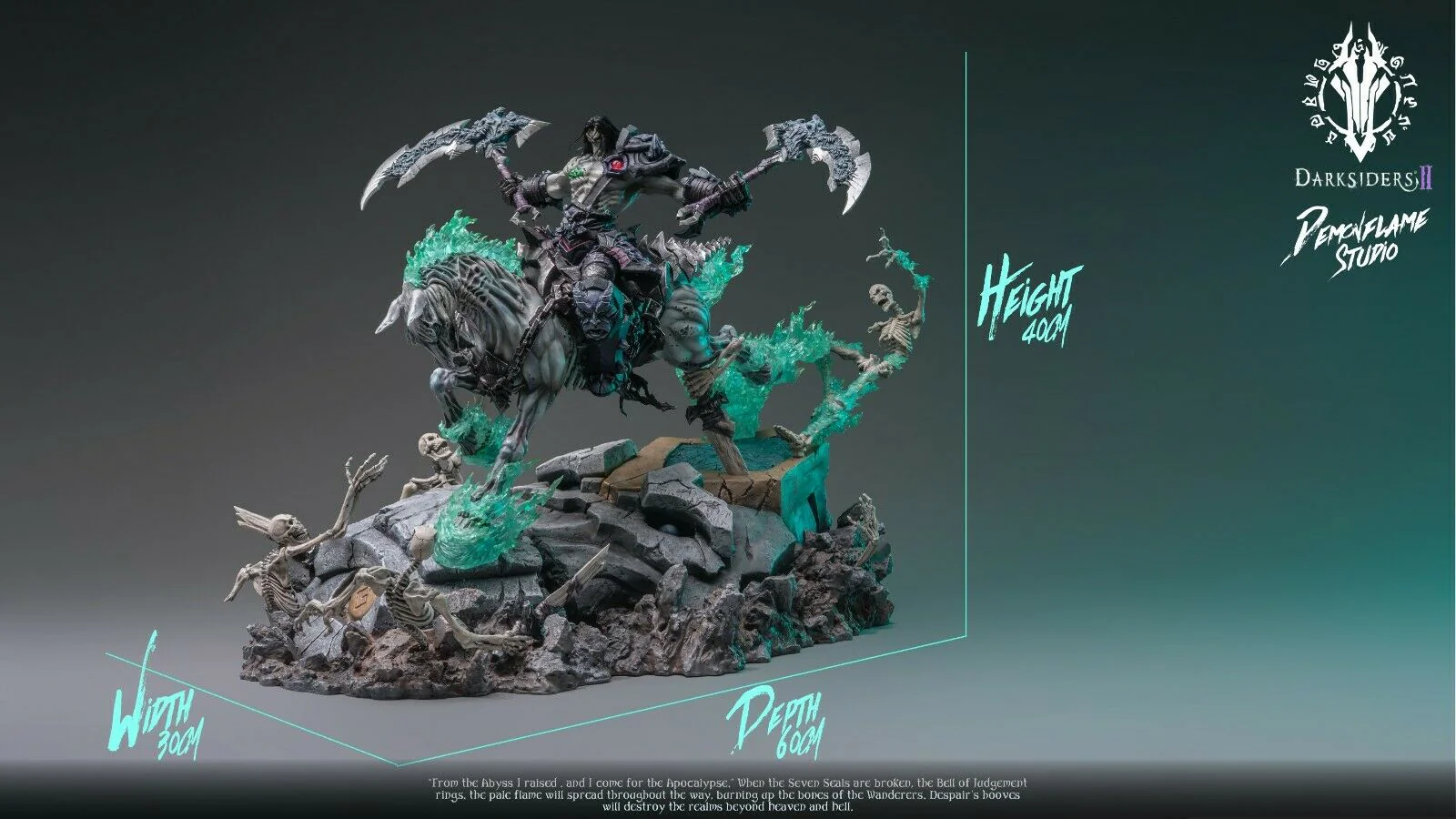 Darksiders - Death | 1:6 Resin Statue | von Demon Flame Studios - Image 11