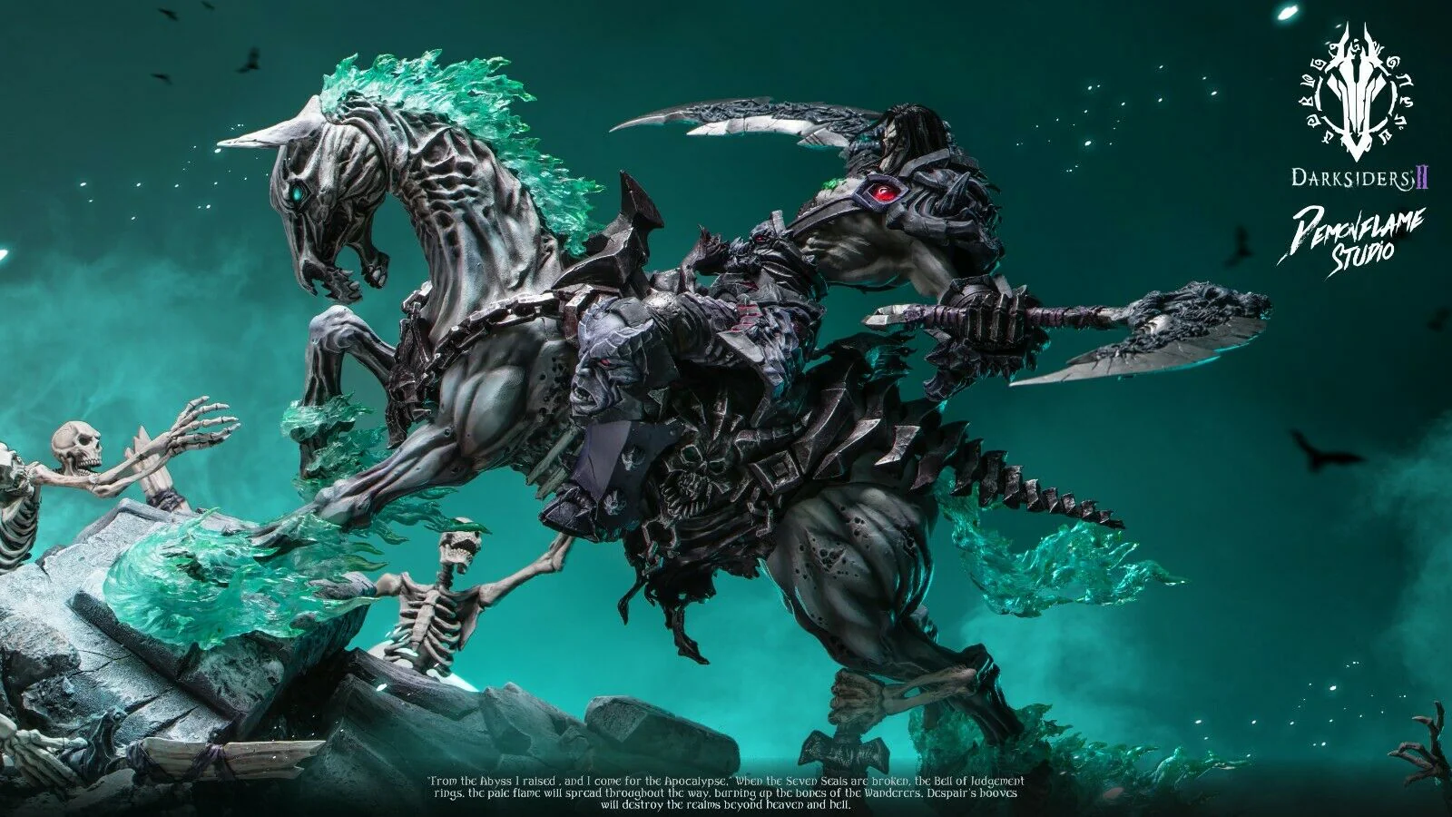Darksiders - Death | 1:6 Resin Statue | von Demon Flame Studios - Image 3