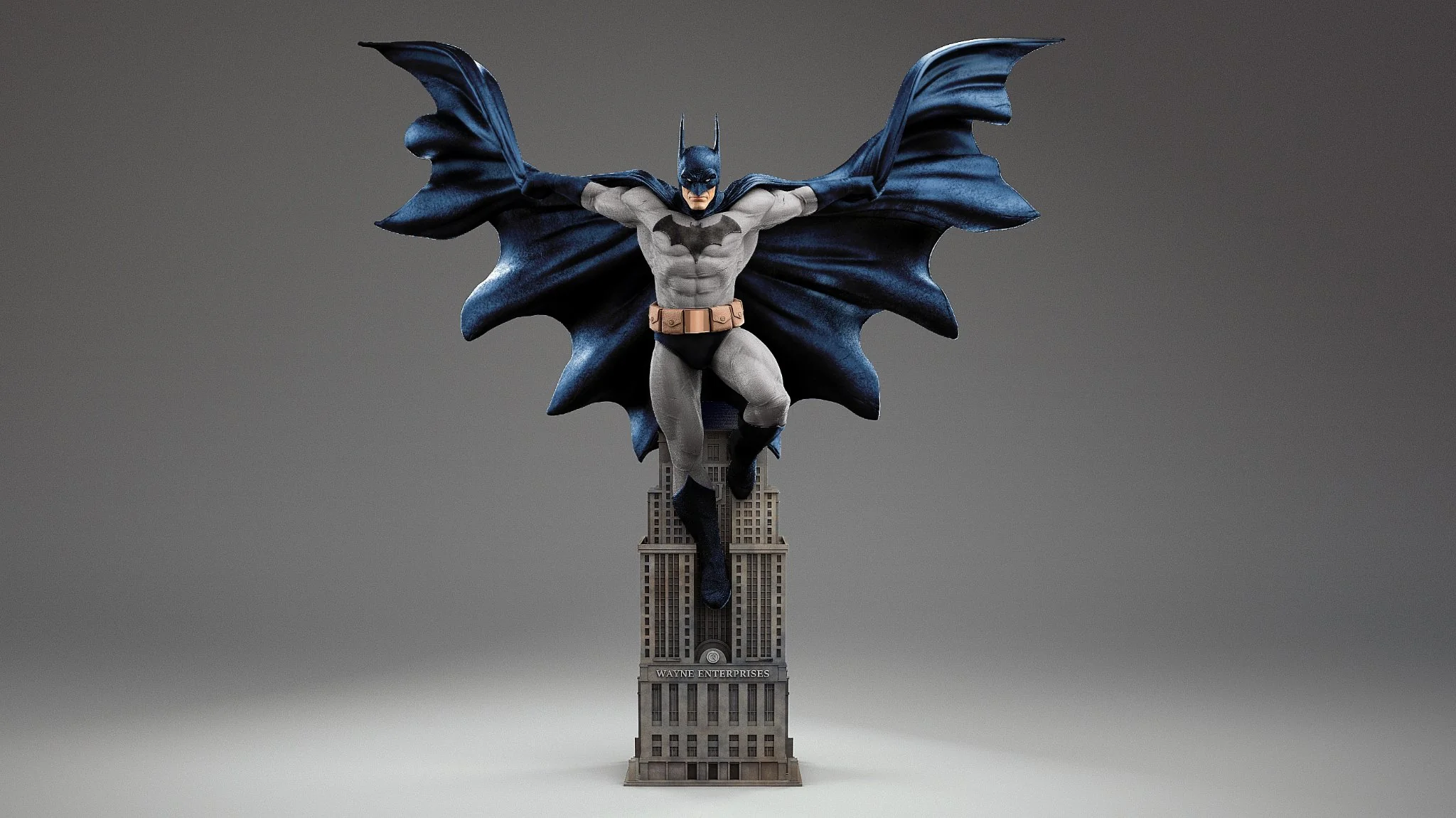 DC Comics - Batman & Wayne Tower | 1:4 Resin Statue | von MFA Collectibles - Image 3