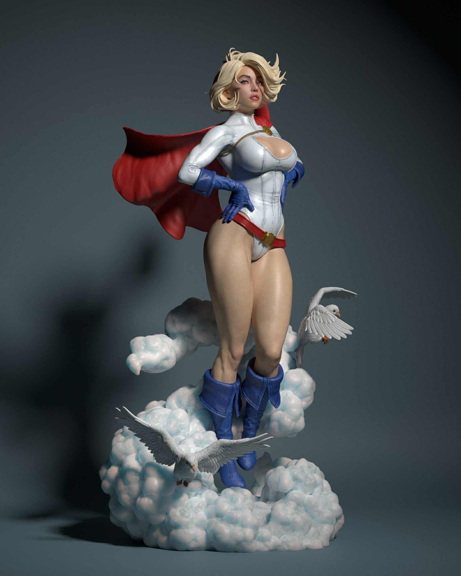 DC Comics - Power Girl | 1:4 Resin Statue | by Epic Creations - Image 3