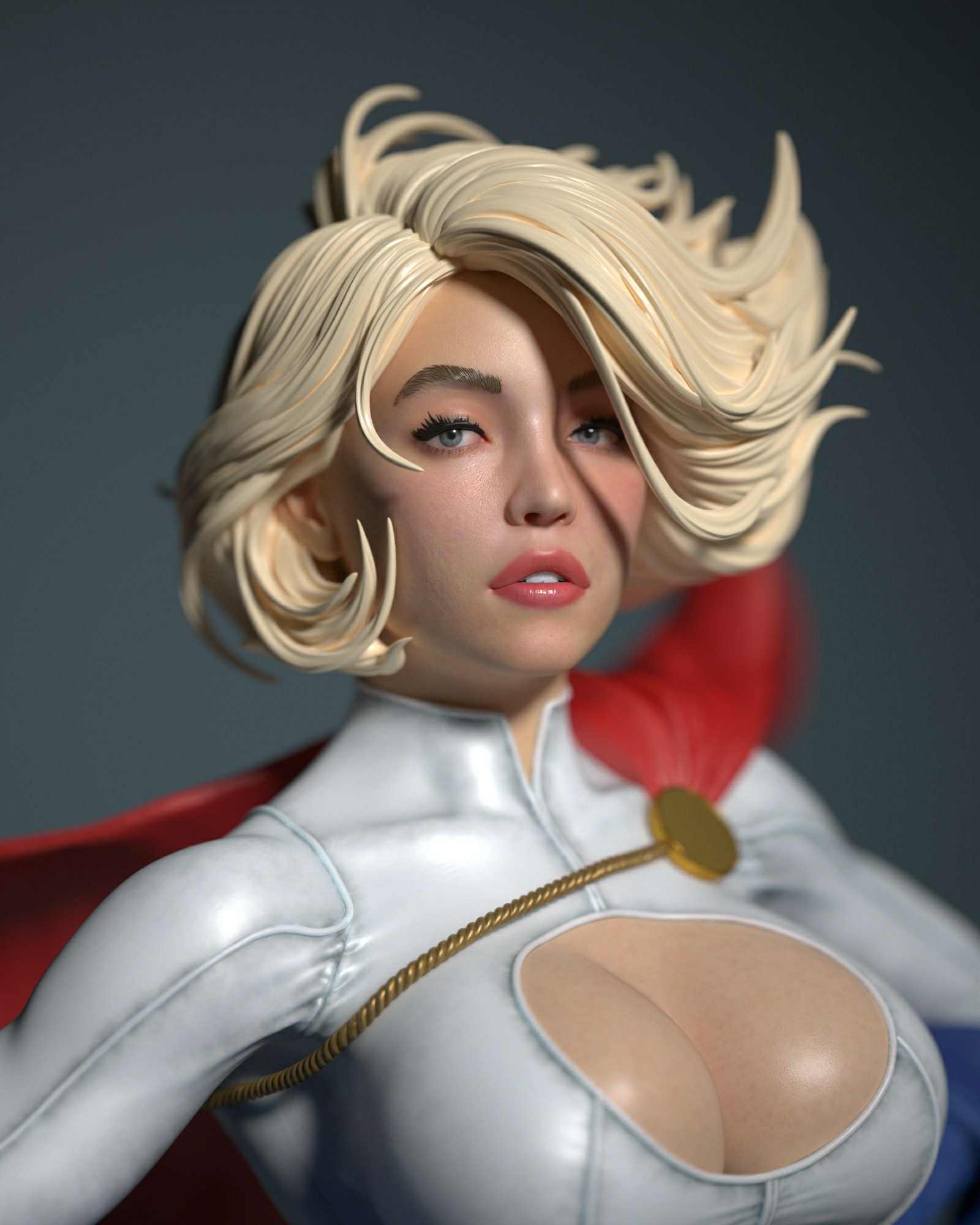 DC Comics - Power Girl | 1:4 Resin Statue | by Epic Creations - Image 4