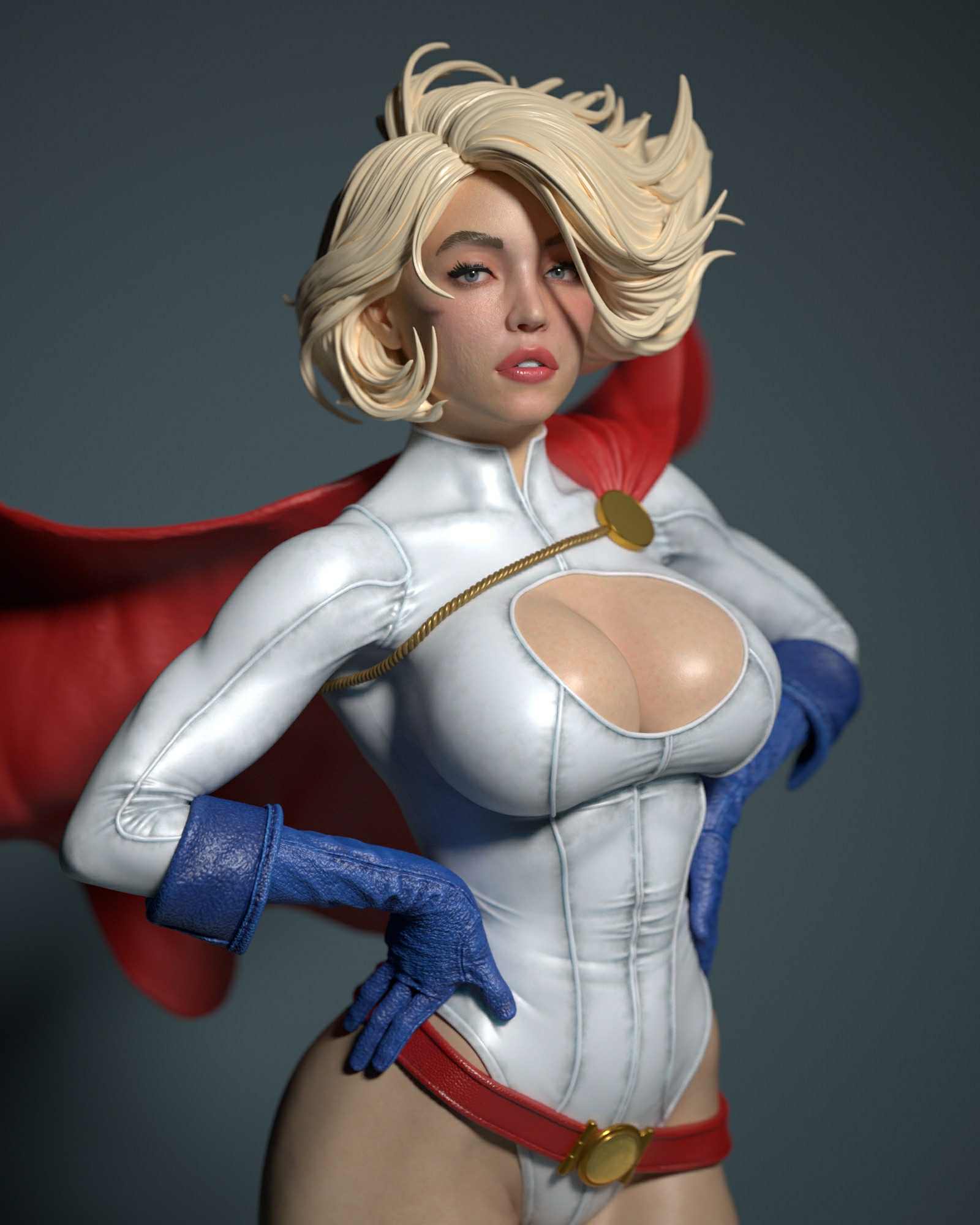 DC Comics - Power Girl | 1:4 Resin Statue | by Epic Creations - Image 6