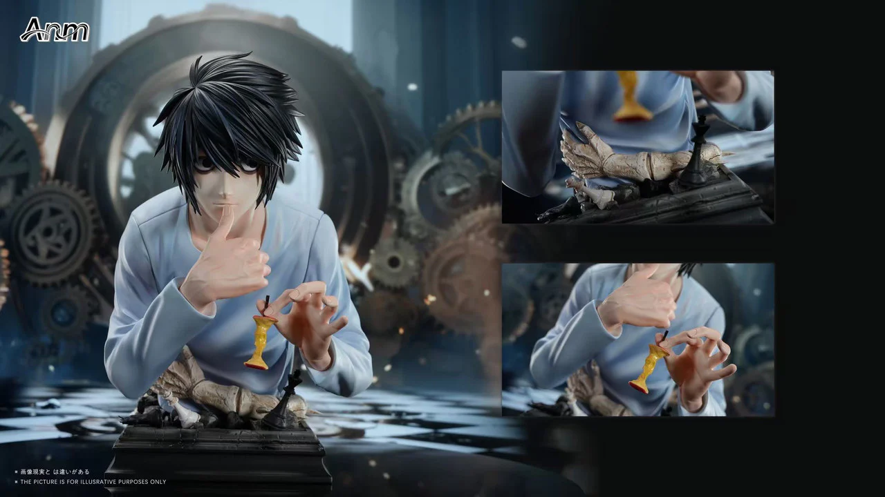 Death Note - L lawliet bust | 1:3 Resin Statue | by Anm Studio - Image 3