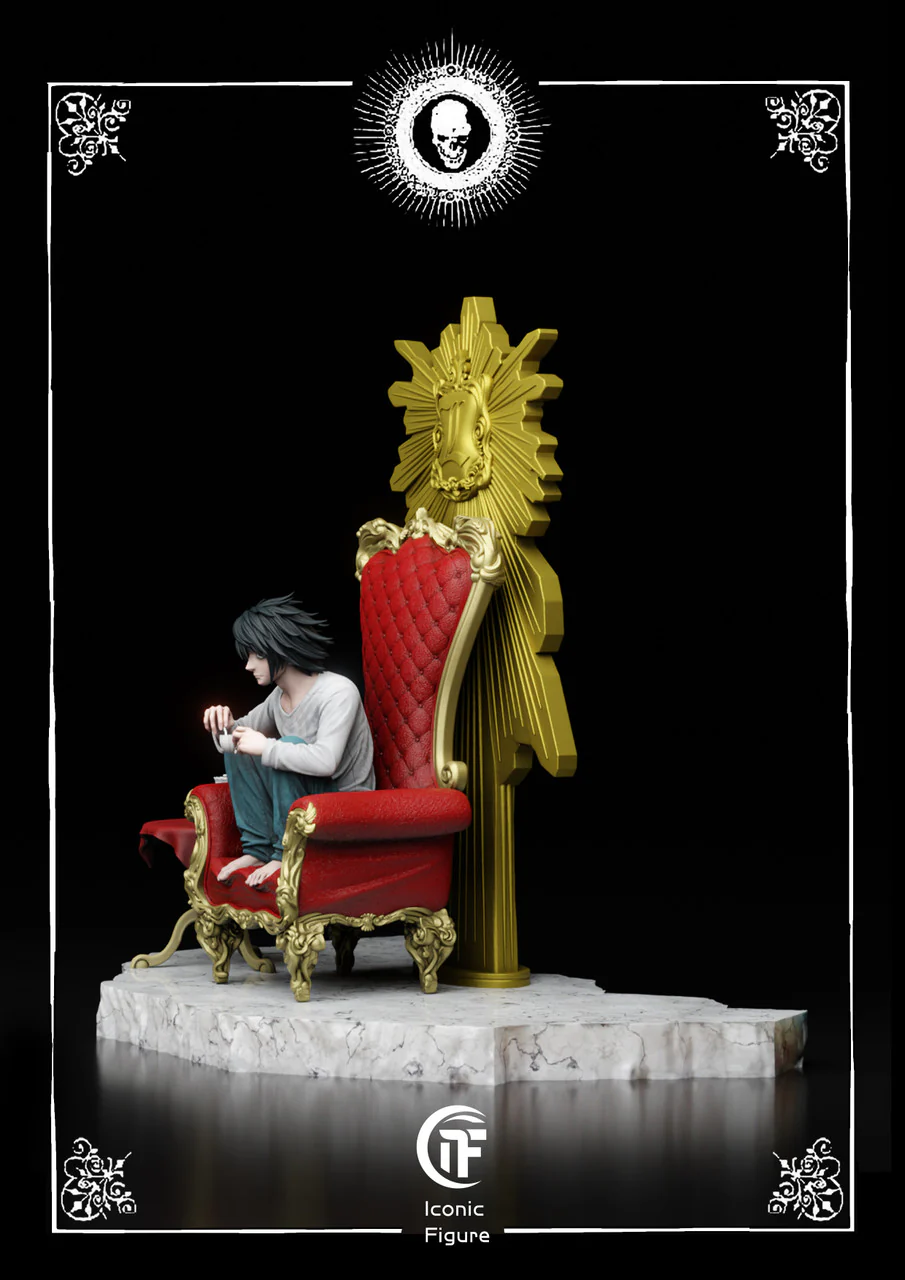 Deathnote - Light Yagami & L Lawliet | 1:6 Resin Statue | by IF Studio - Image 6