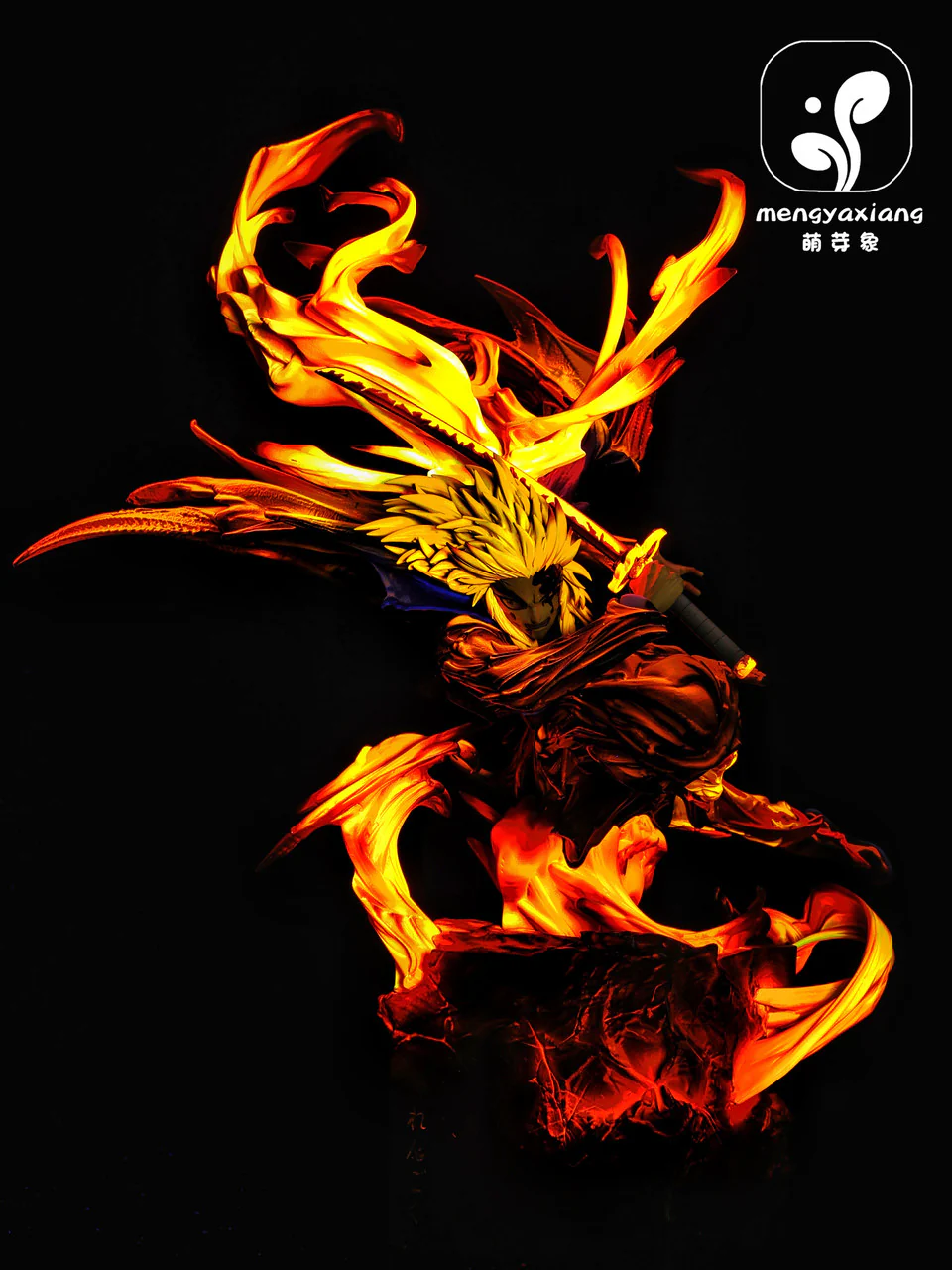 Demon Slayer: Kimetsu no Yaiba - Rengoku Kyoujurou | 1:6 Resin Statue | by MengYaXiang Studio - Image 5