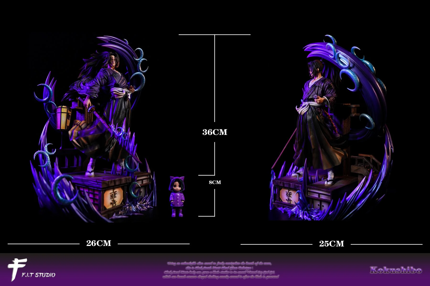 Demon Slayer – Kokushibo | 1:6 Resin Statue | von FIT Studio - Image 5
