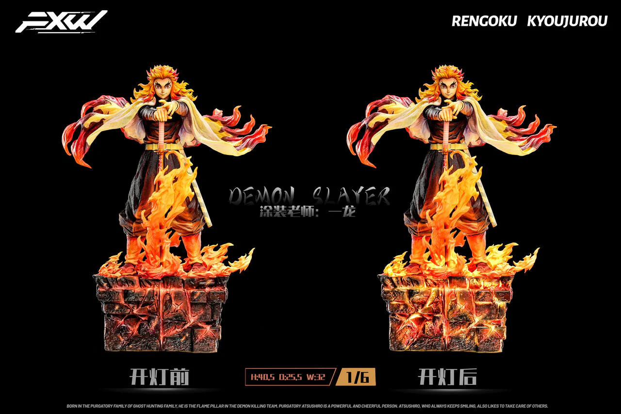 Demon Slayer - Rengoku Kyojuro | 1:6 Resin Statue | by FXW Studio - Image 3