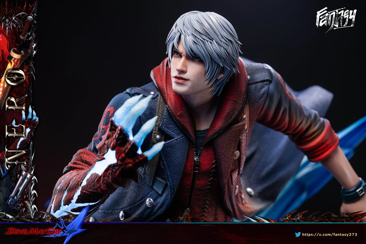 Devil May Cry - 4 Nero | 1:4 Resin Statue | by Fantasy Studio - Image 2