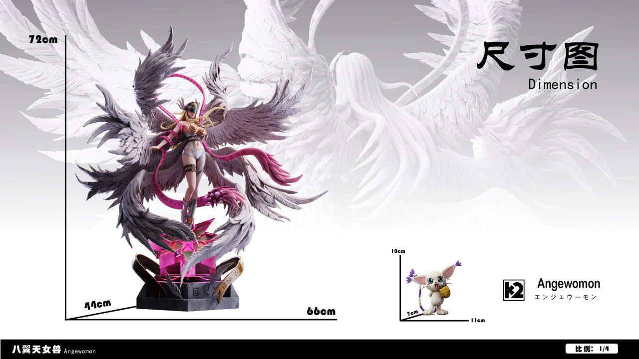 Digimon - Angewomon | 1:4 Resin Statue | von K2 Studio - Image 10