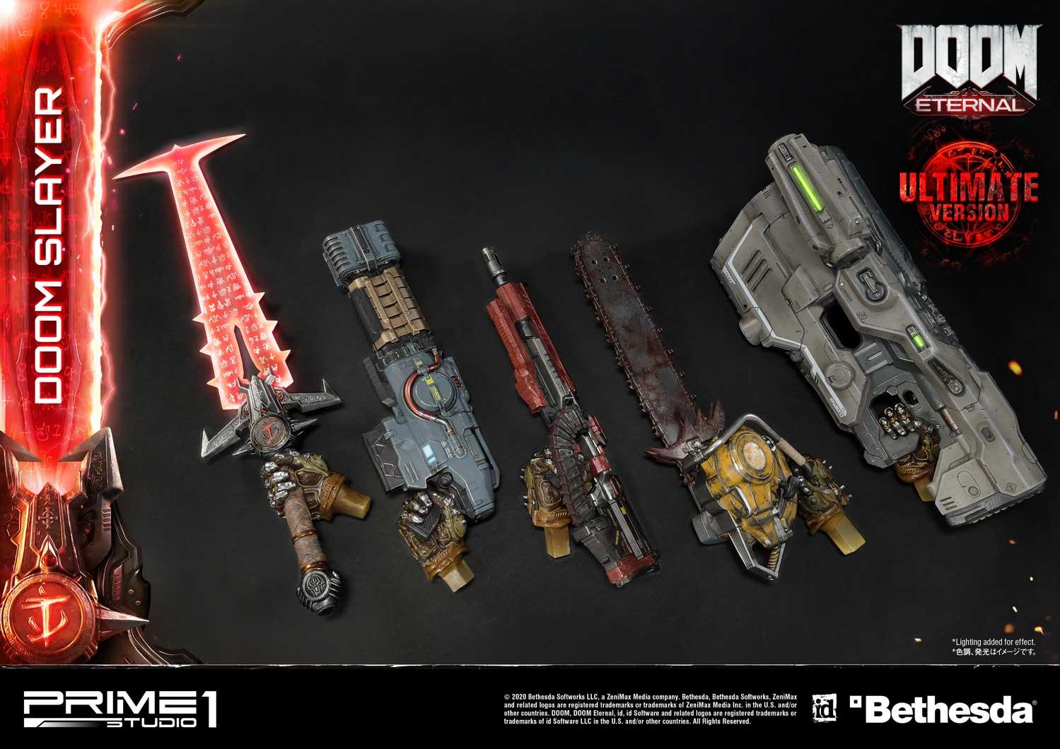 Doom - Doom Slayer | 1:3 Resin Statue | by Prime 1 Studio - Image 9