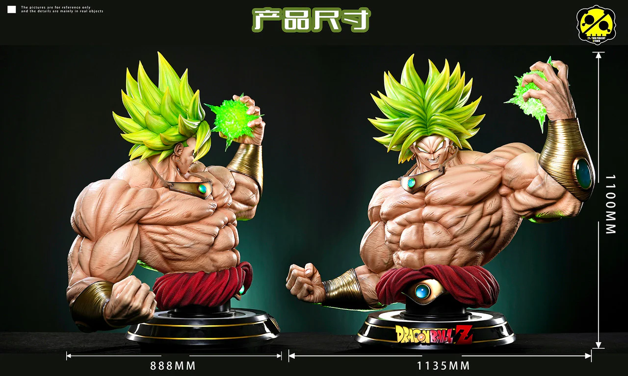 Dragon Ball - Broly | 1:1 Bust | by 2% Studio - Image 5