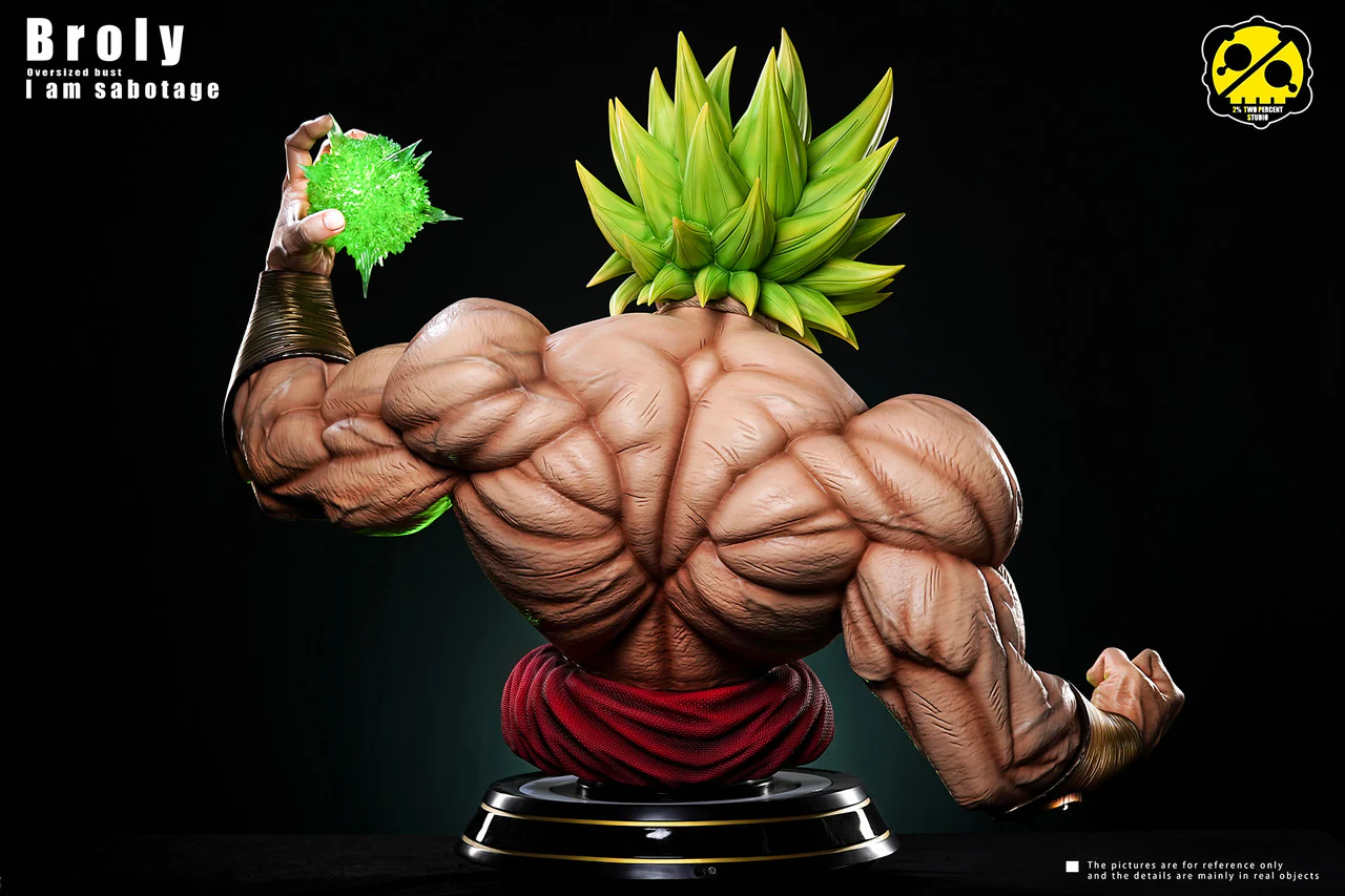 Dragon Ball - Broly | 1:1 Resin Bust | von 2% Studio - Image 4