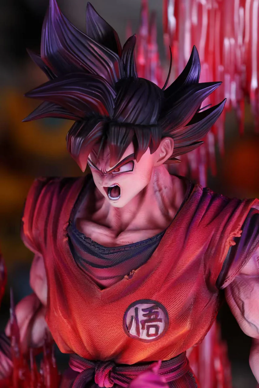 Dragon Ball - Goku Kaio-ken | 1:6 Resin Statue | by YunQi Studio - Image 2