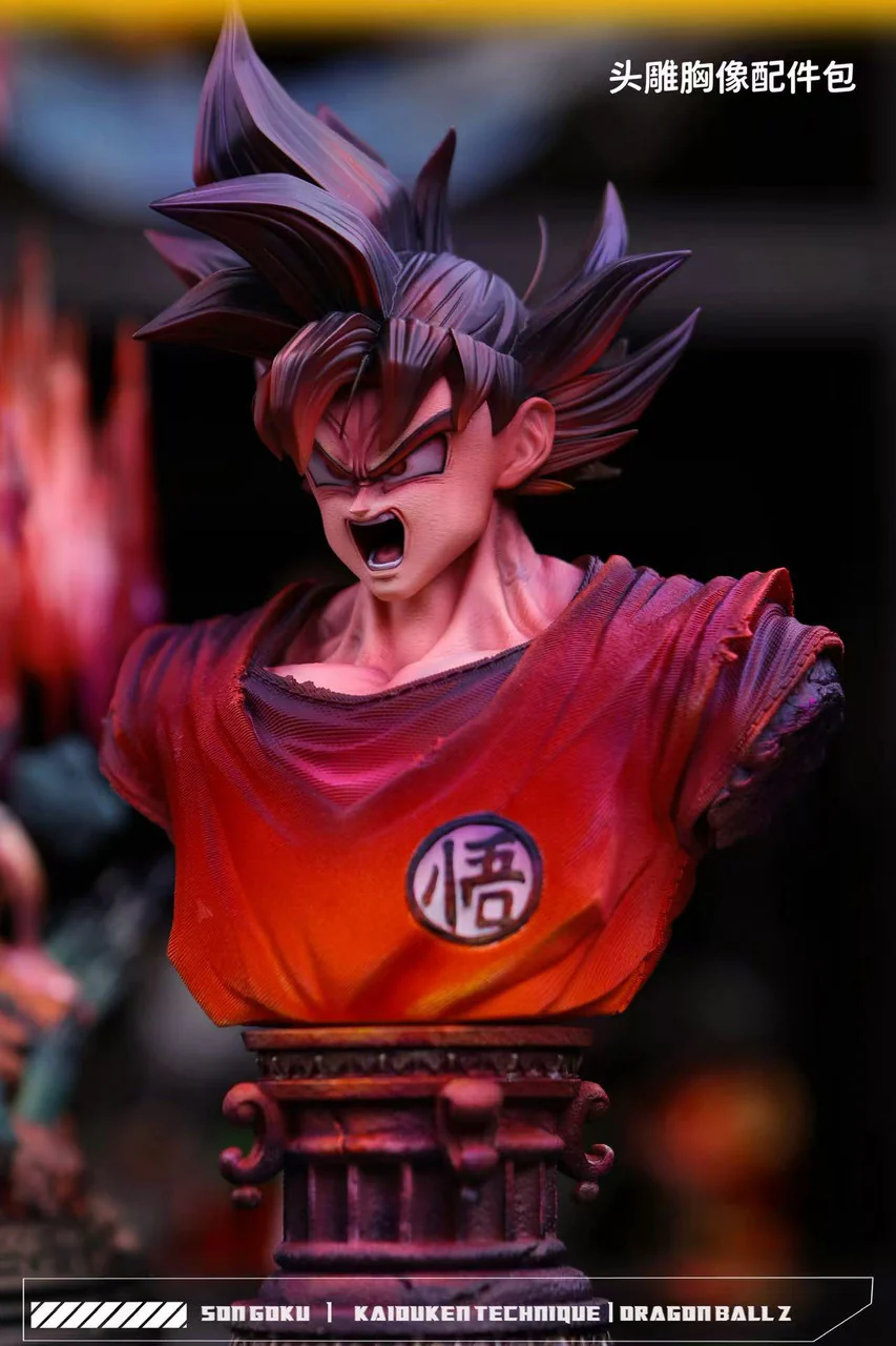 Dragon Ball - Goku Kaio-ken | 1:6 Resin Statue | by YunQi Studio - Image 5