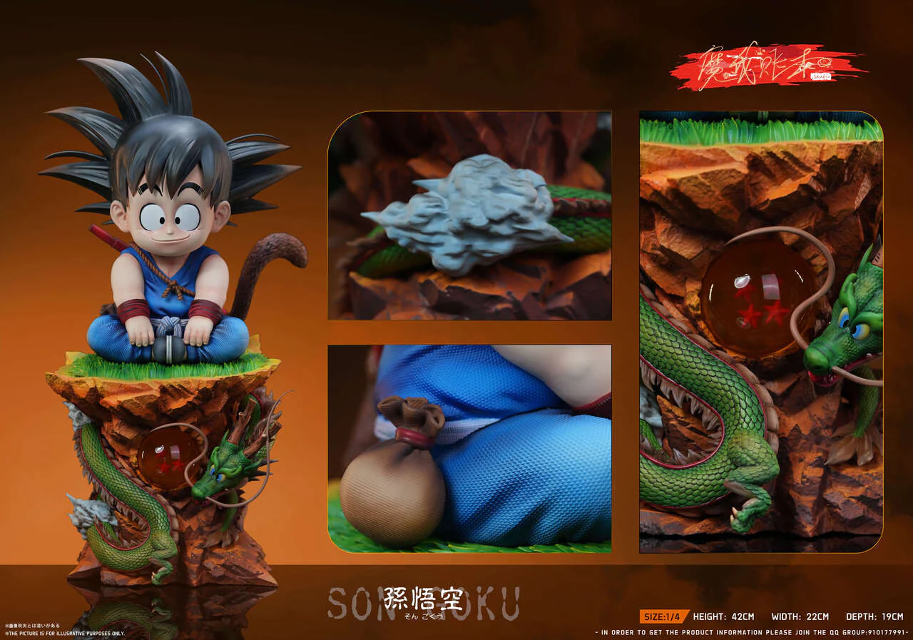 Dragon Ball - Kid Son Goku | 1:4 Resin Statue | by MWZB Studio - Image 2