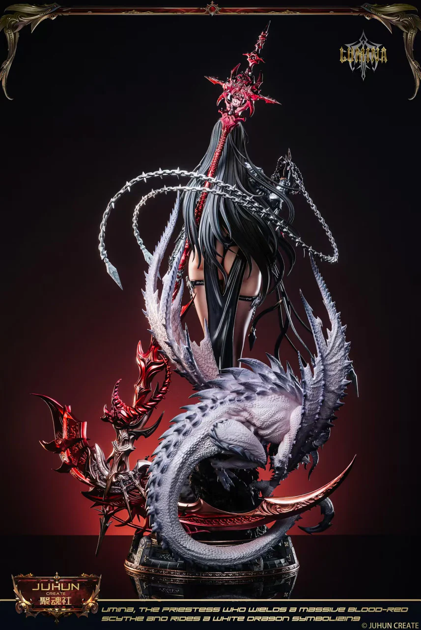 Dragon Taming Priestess Girl Lumina | 1:6 Resin Statue | by JuHunCREATE Studio - Image 5