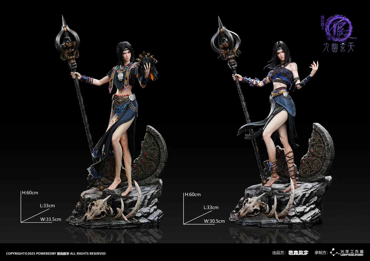 Drawing Jianghu: The Degenerate - Yelu Zhiwu | Resin Statue | by LightYear Studio - Image 3