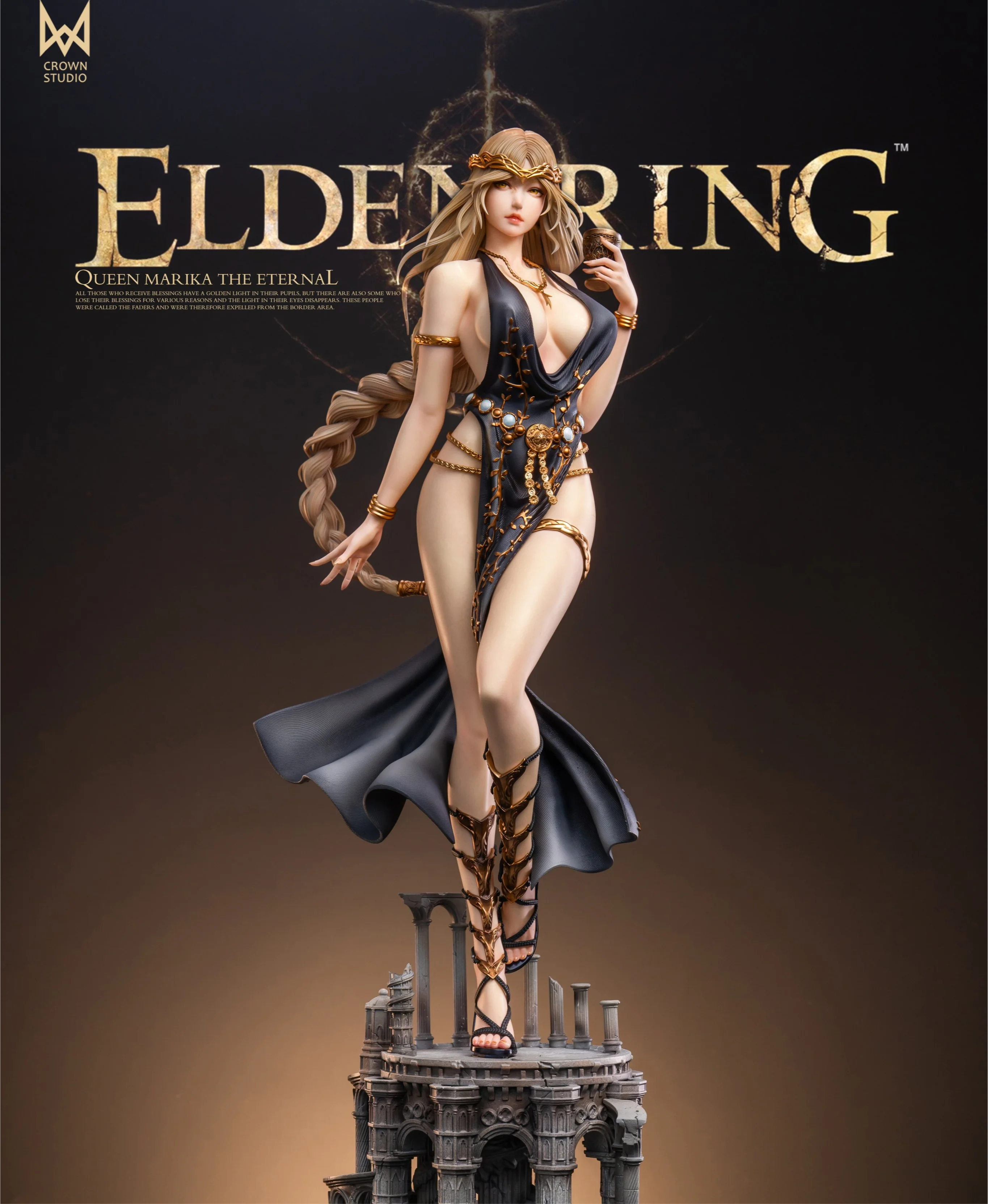 Elden Ring – Queen Marika the Eternal | 1:4 Resin Statue | von Crown Studio - Image 41