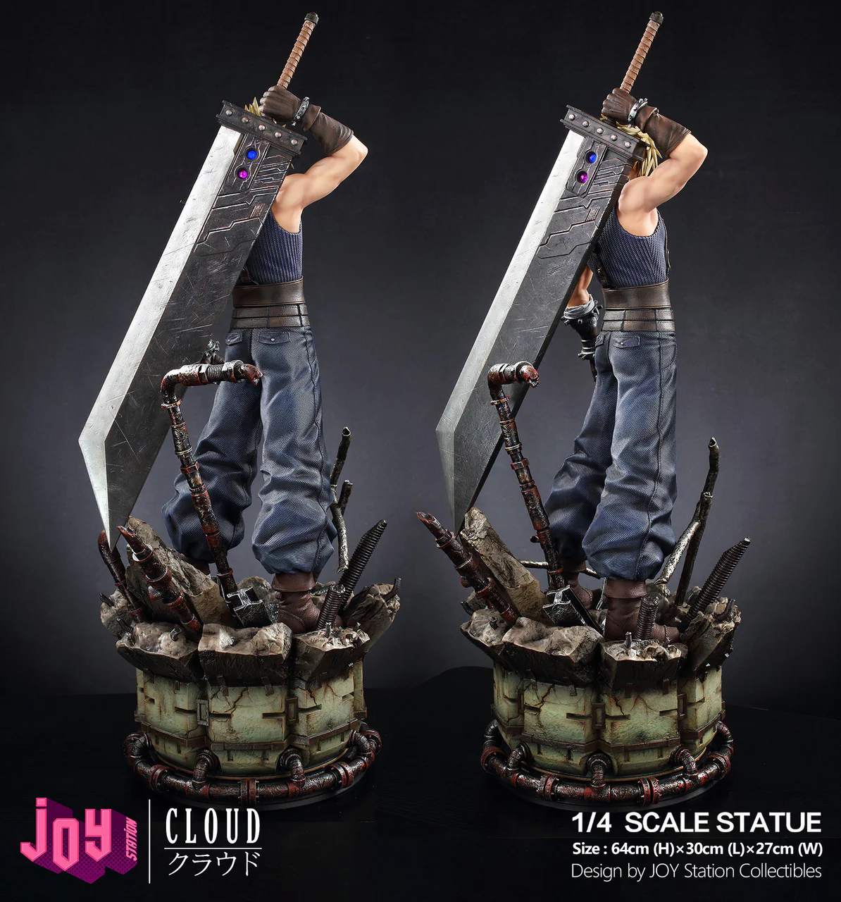 Final Fantasy - Cloud Strife | 1:4 Resin Statue | von Joy Station - Image 9