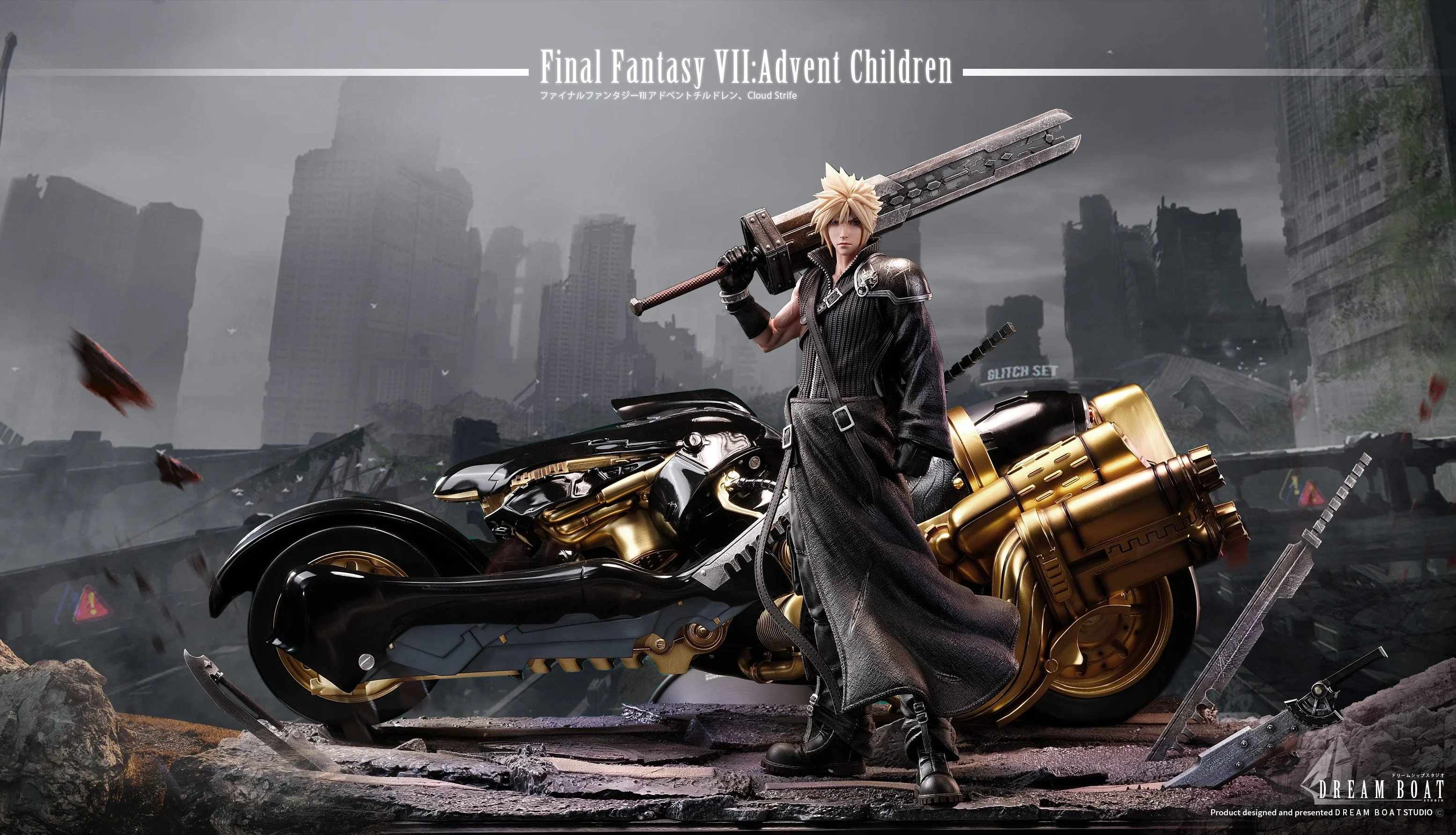 Final Fantasy – Cloud Strife | 1:4 Resin Statue | von Dream Boat Studio - Image 9