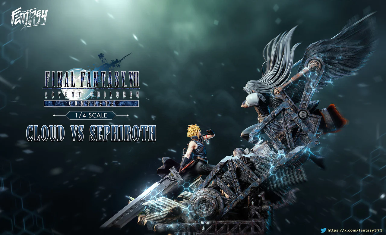 Final Fantasy - Cloud vs. Sephiroth | 1:4 Resin Statue | by Fantasy Studio - Image 5
