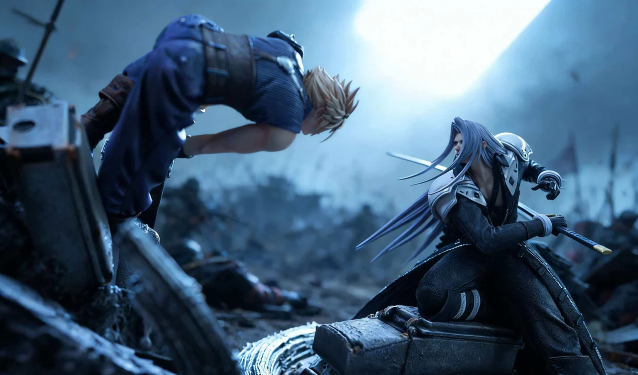 Final Fantasy - Cloud vs Sephiroth | 1:6 Resin Statue | by The Ones Studio - Image 12