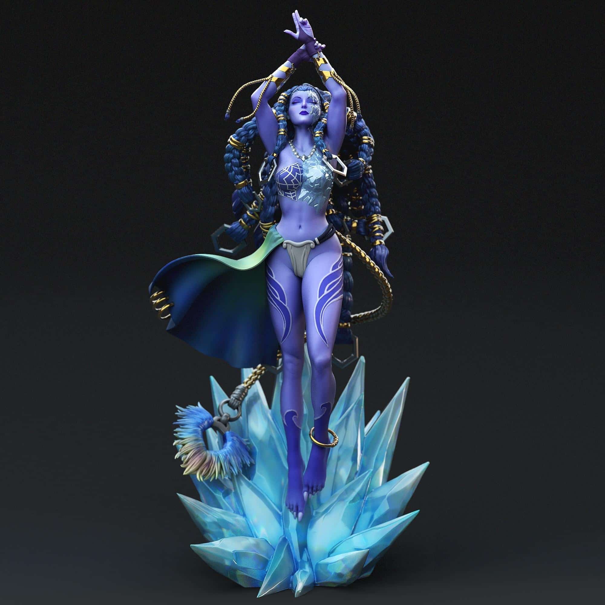 Final Fantasy - Lulu & Shiva | 1:4 Resin Statue | von Solar Studio - Image 7