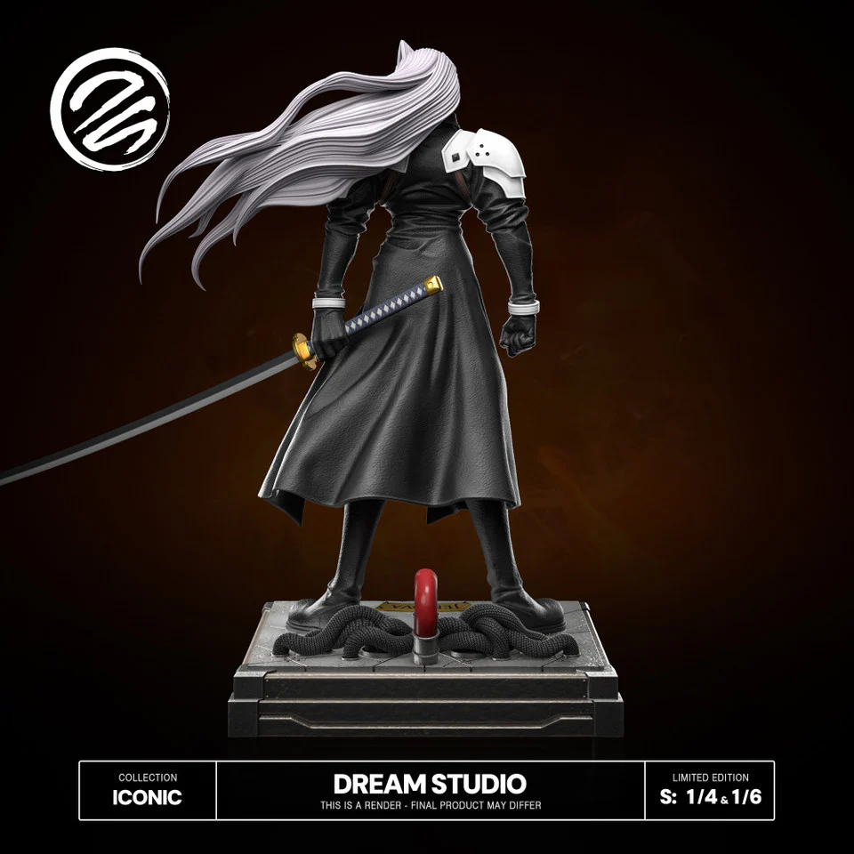Final Fantasy - OG Sephiroth FFVII | 1:6/1:4 Resin Statue | by Dream Studio - Image 3