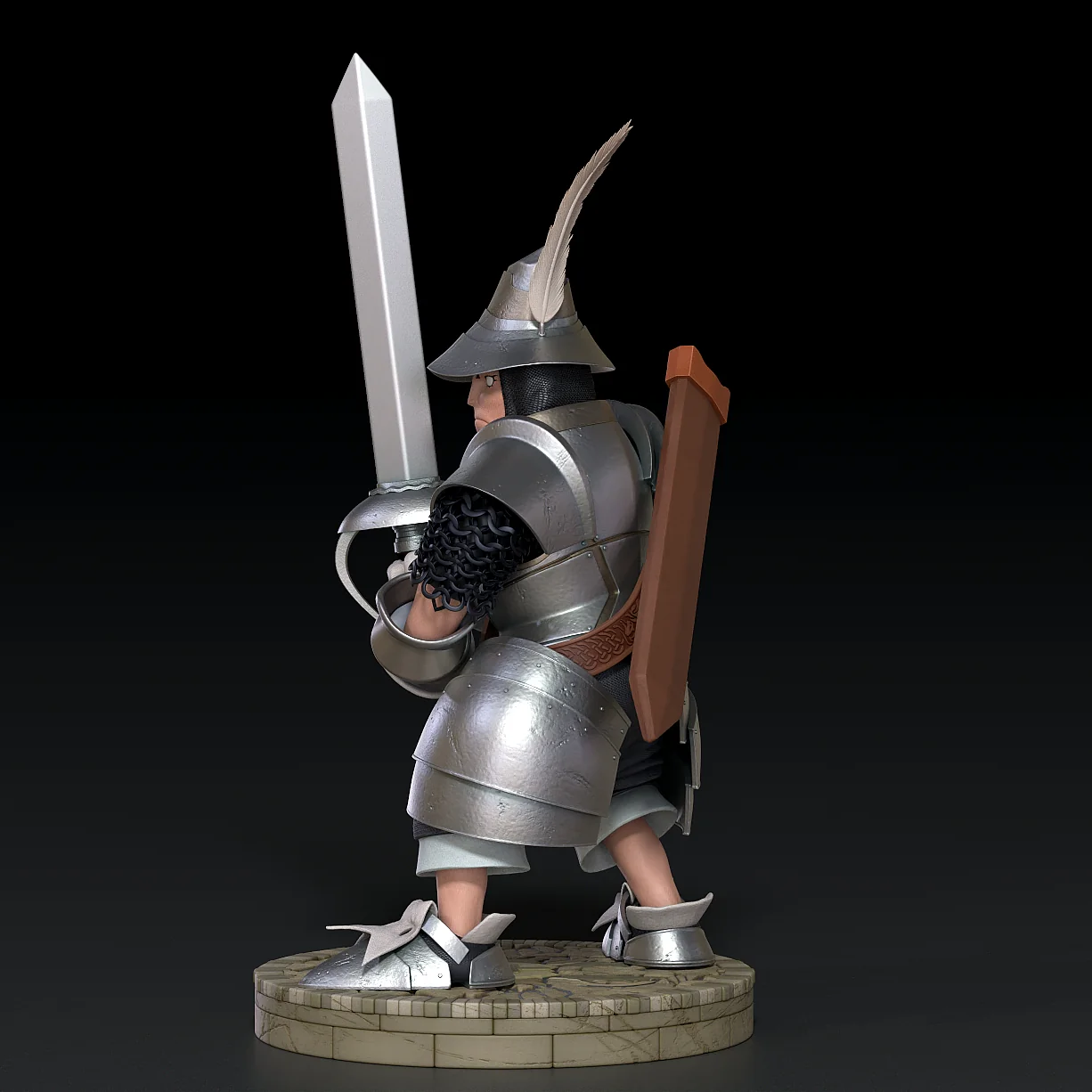 Final Fantasy - Steiner | 1:4 Resin Statue | by Solar Studio - Image 12