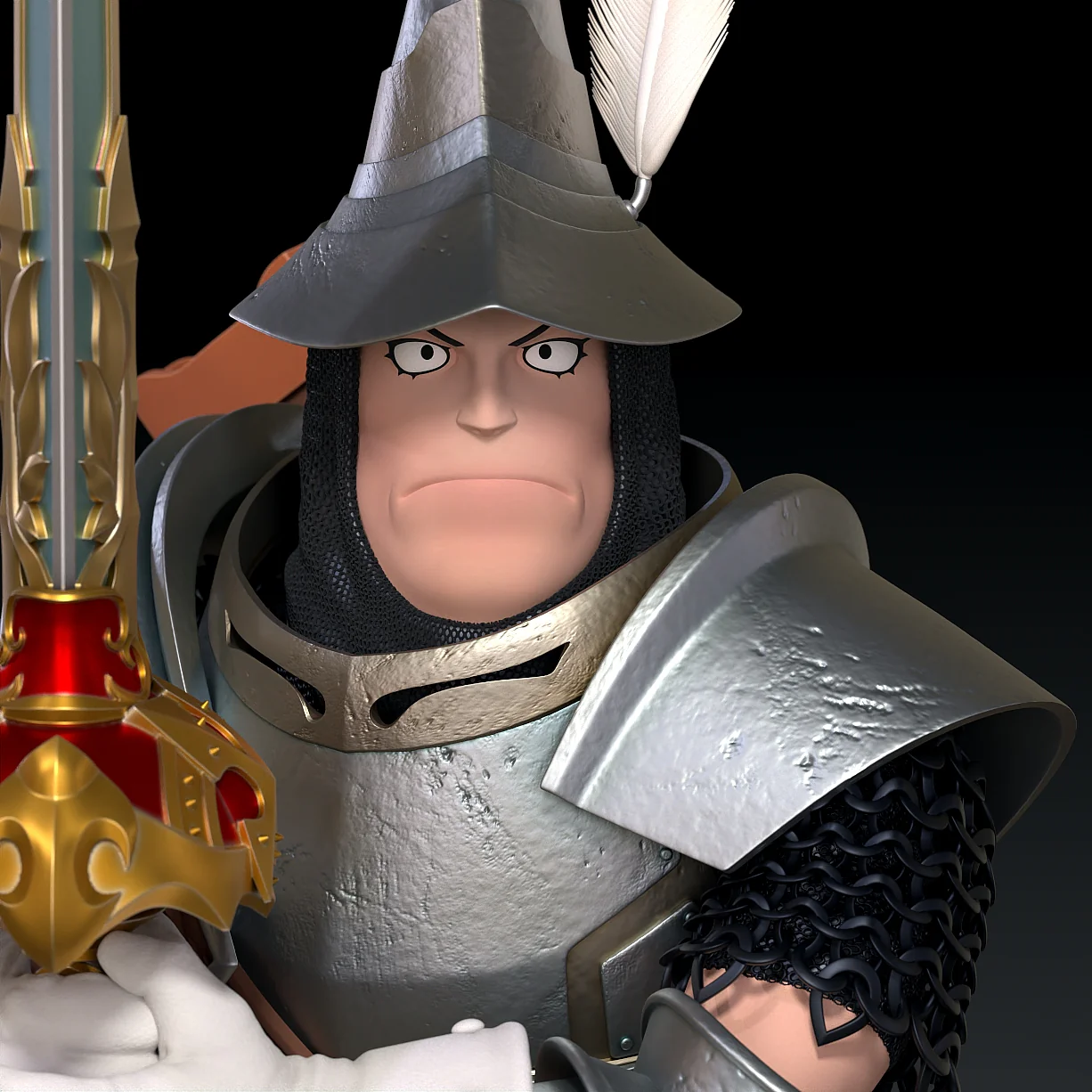 Final Fantasy - Steiner | 1:4 Resin Statue | by Solar Studio - Image 3