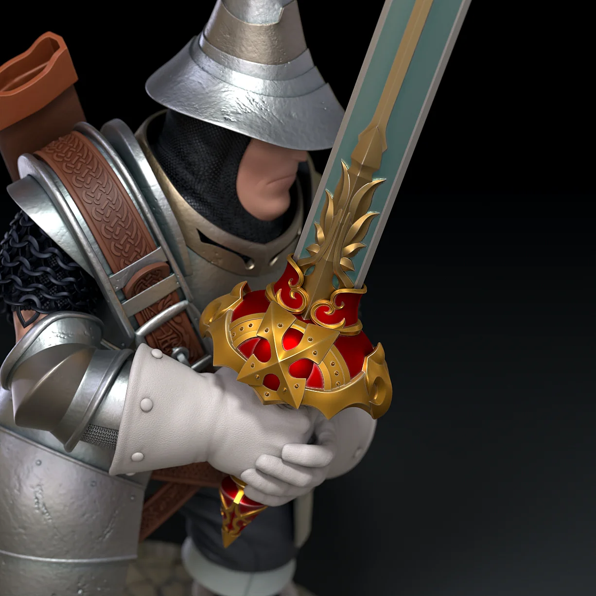 Final Fantasy - Steiner | 1:4 Resin Statue | by Solar Studio - Image 5