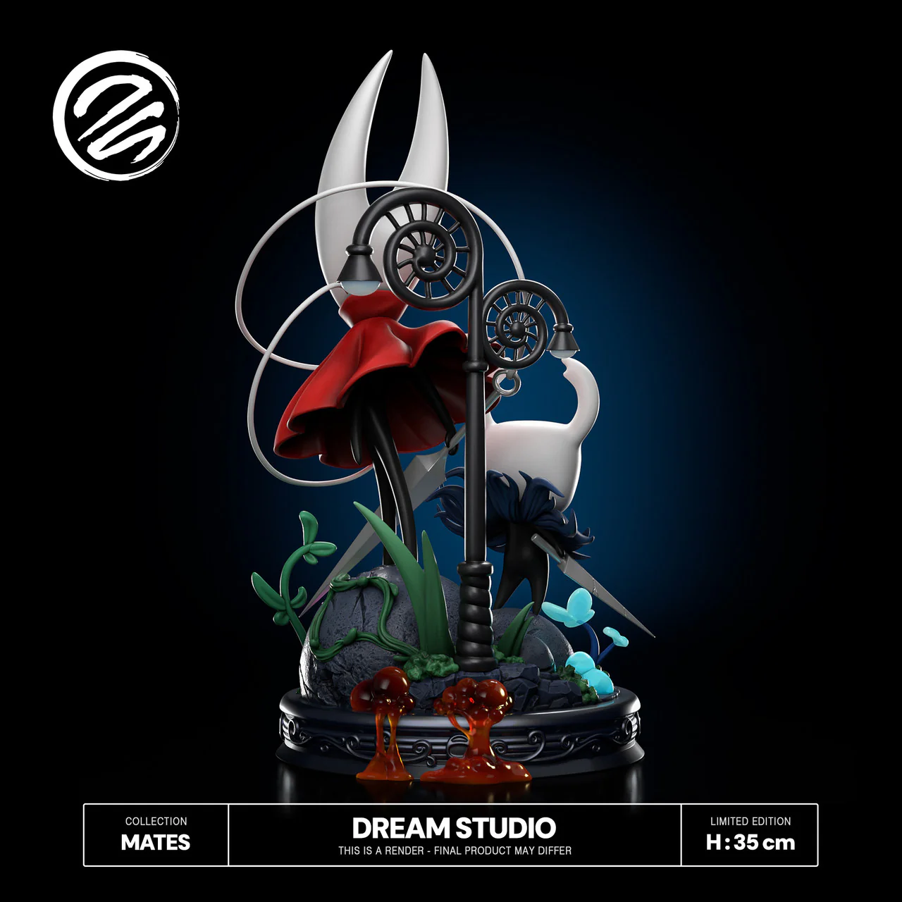 Hollow Knight - Hollow Knight and Hornet | Resin Statue | by Dream Studio - Image 4