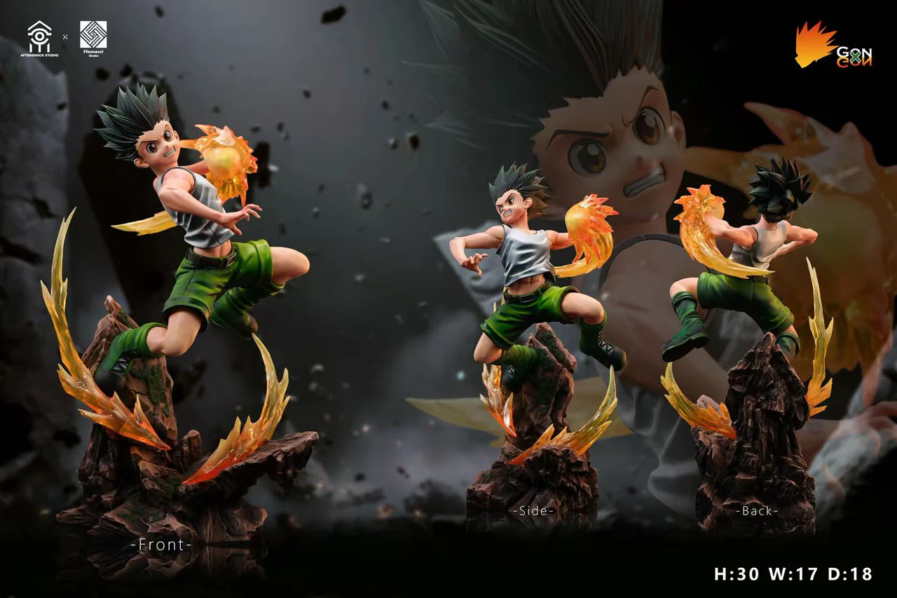 Hunter × Hunter - Killua Zoldyck & Gon Freecss | Resin Statue | by Aftershock Studio & Fibonacci Studio - Image 6