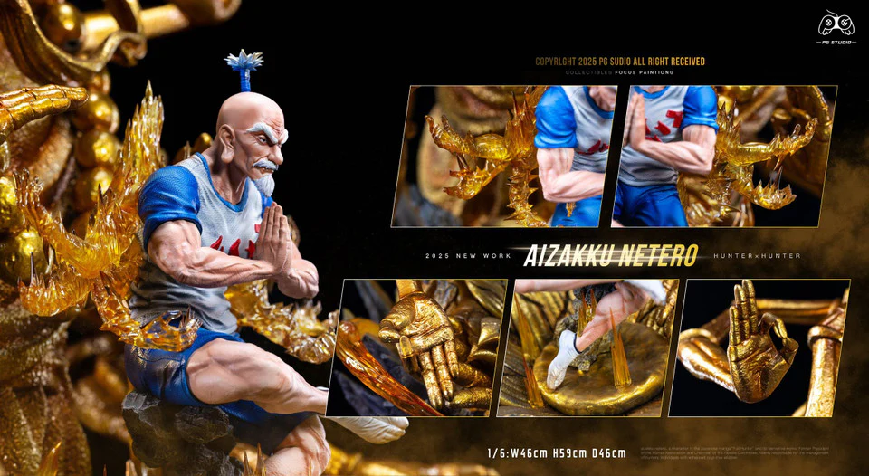 Hunter x Hunter - Aizakku Netero | 1:6 Resin Statue | by PG Studio - Image 3