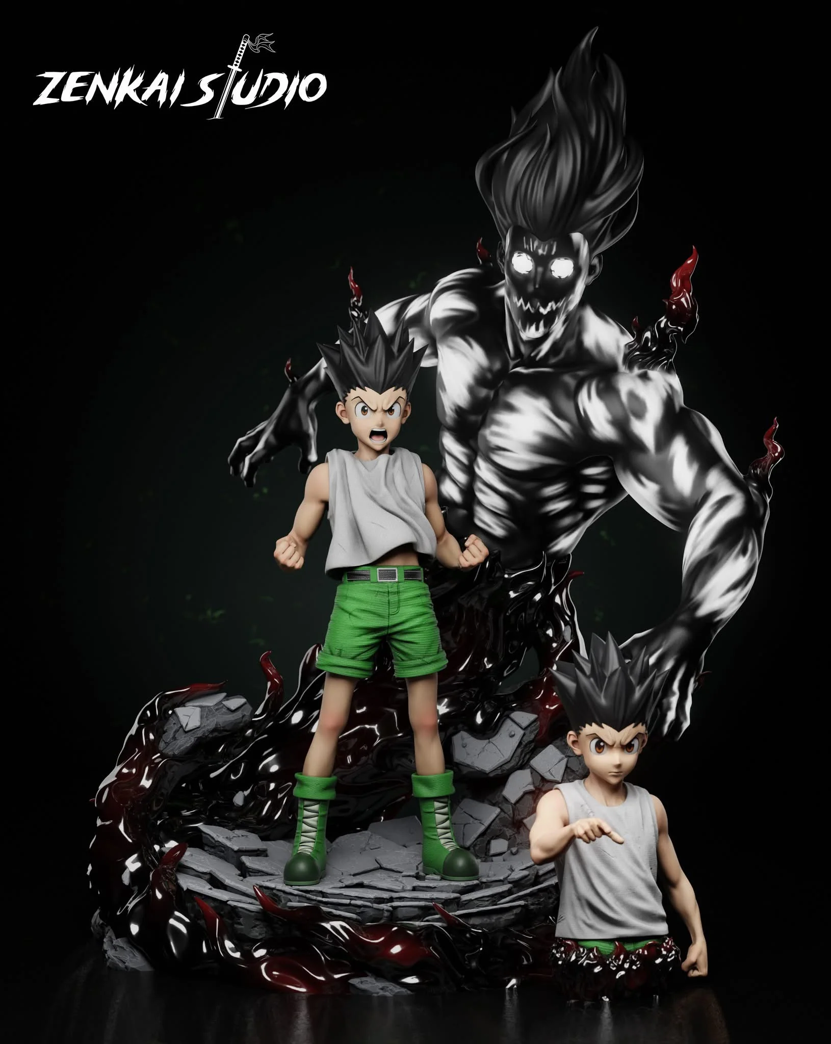 Hunter x Hunter – Gon Freecss | Resin Statue | von Zenkai Studio - Image 3