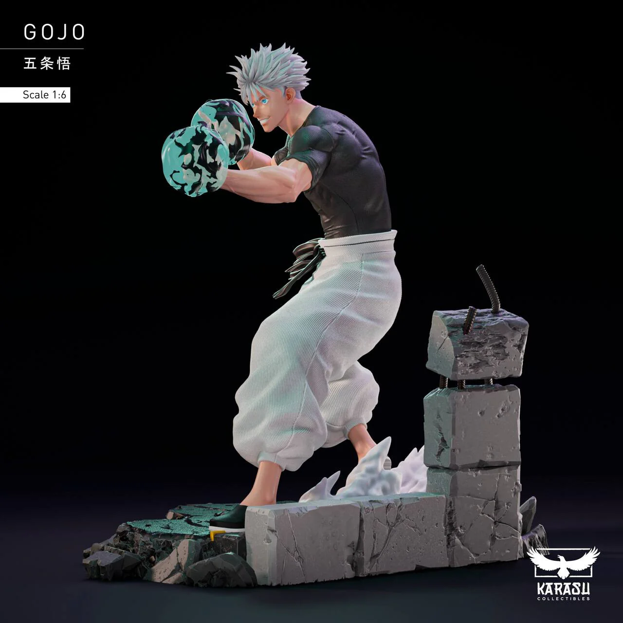 Jujutsju Kaisen - Gojo Satoru | 1:6 Resin Statue | by Karasu Collectibles - Image 4