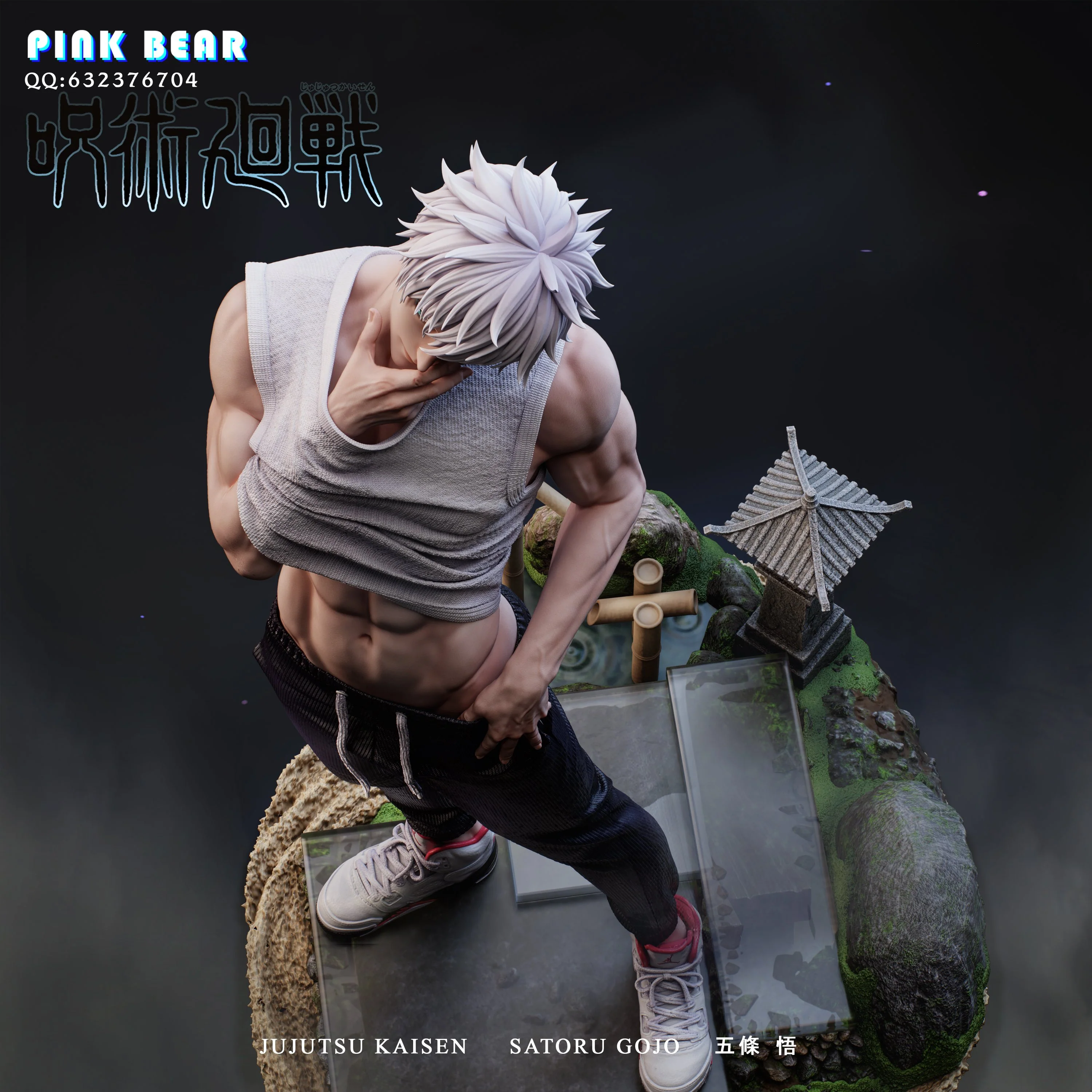 Jujutsu Kaisen - Gojo Satoru | 1:6 Resin Statue | von Pink Bear Studio - Image 7