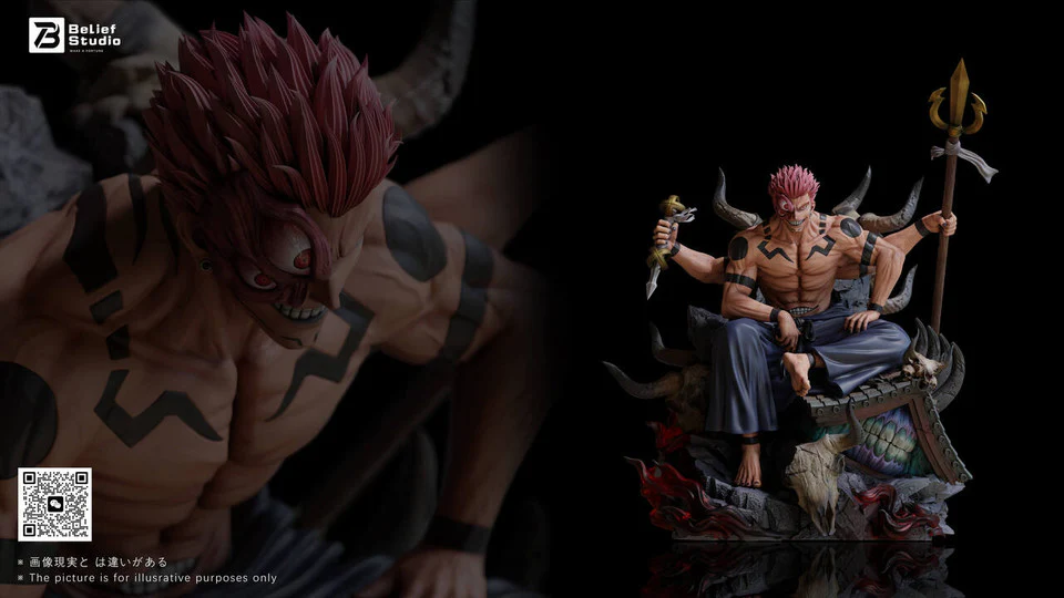 Jujutsu Kaisen - The Cursed King: Four-Armed Sukuna | 1:6 Resin Statue | by Belief Studio - Image 3
